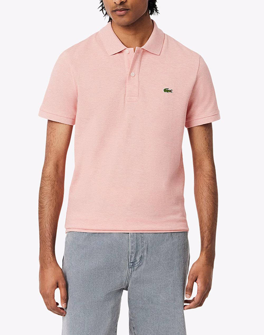 Lacoste Μπλουζα Κμ Polo Ss Ανδρας Ρουχα Μπλουζες Polo Lightpink Βαμβακι 3Ph4012 I17 - Koolfly