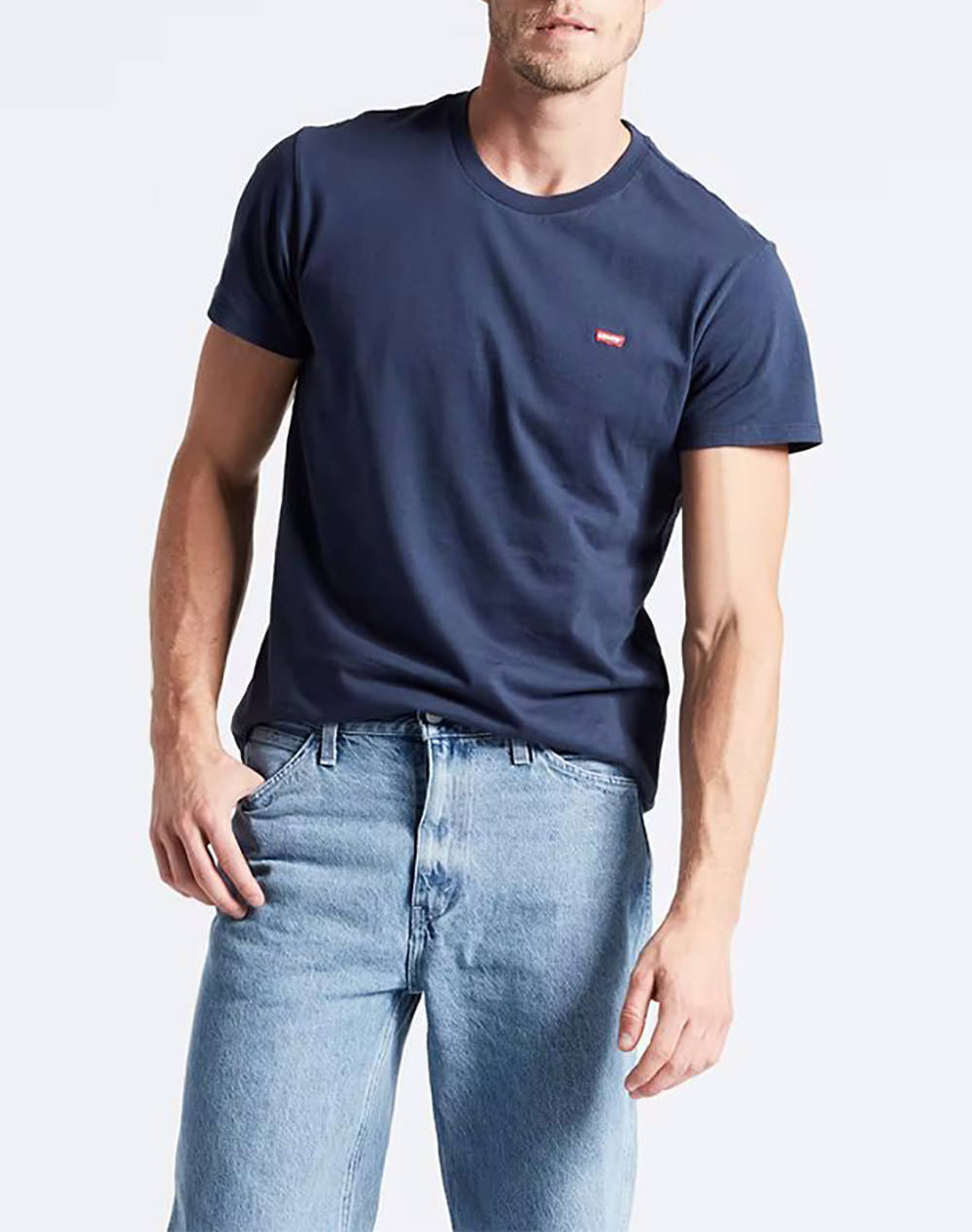 Levis Original Hm Tee Men Clothes T Shirts & Sweatshirts T Shirts Navyblue Cotton 56605 0017 0017 Male T-Shirts Blue