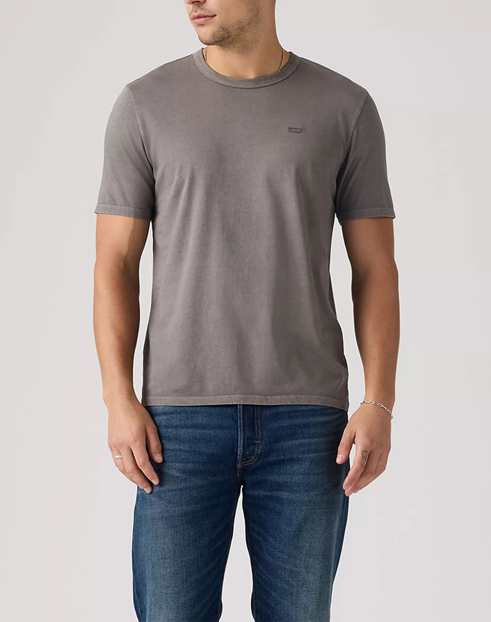 Levis Levis Original Tee Ανδρας Ρουχα Μπλουζες T Shirt Gray Βαμβακι 005Gx 0007 0007