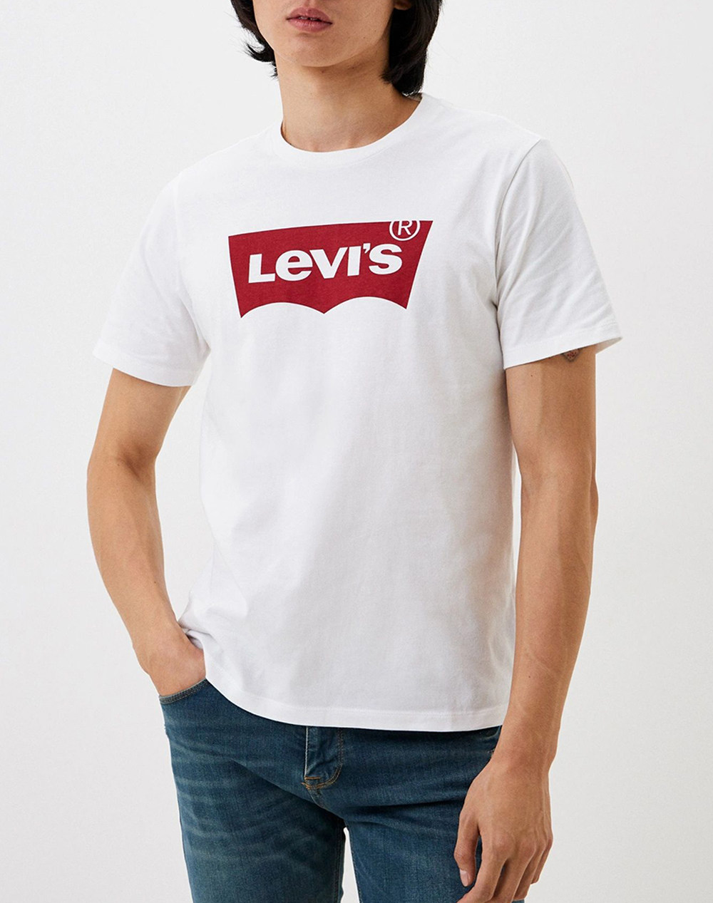 Levis Graphic Set In Neck Ανδρας Ρουχα Μπλουζες T Shirt Offwhite Βαμβακι 17783 0140 0140