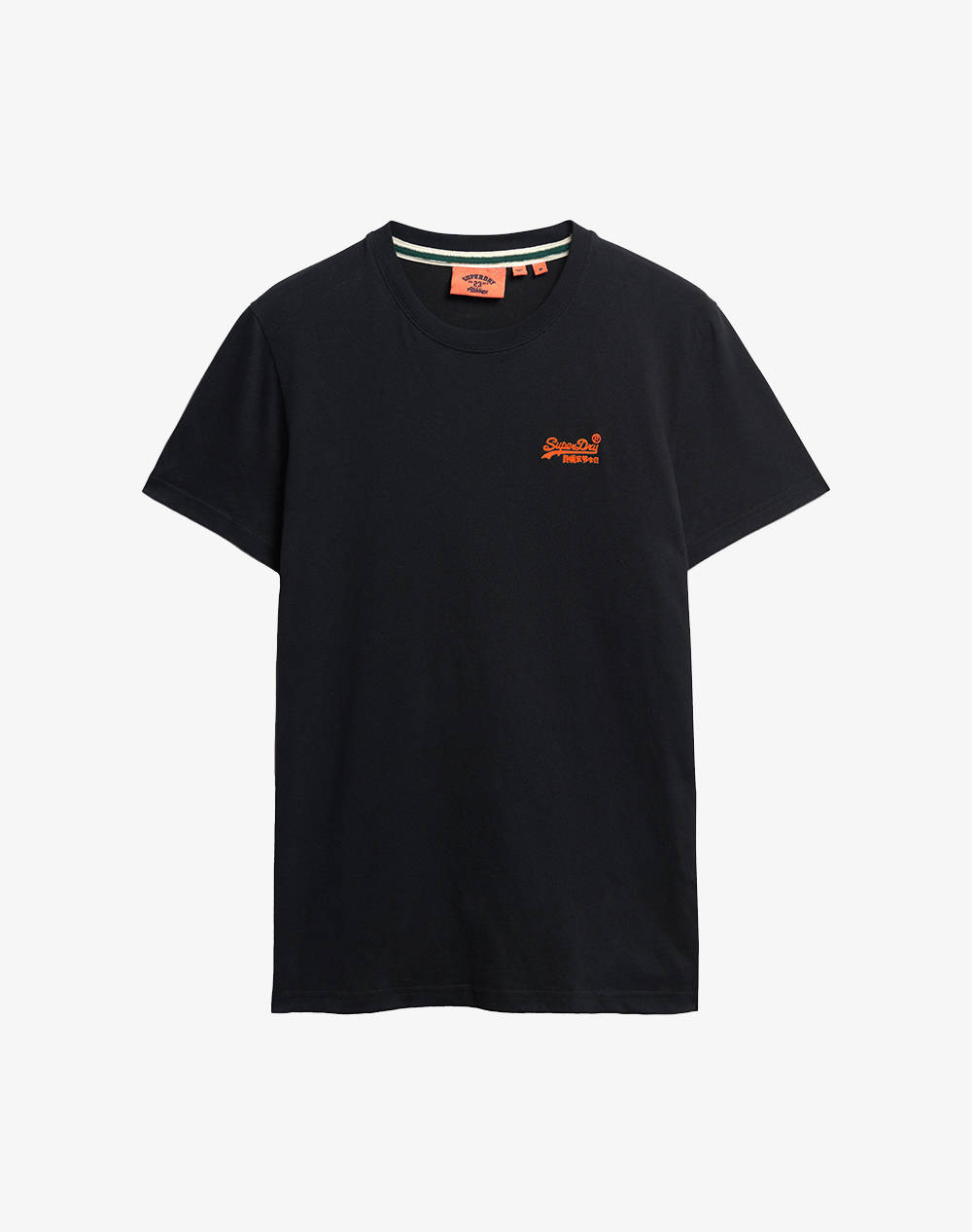 Superdry Essential Logo Emb Tee Μπλουζα Ανδρικο Ανδρας Ρουχα Μπλουζες T Shirt Jetblack Βαμβακι M1011245A Aoc
