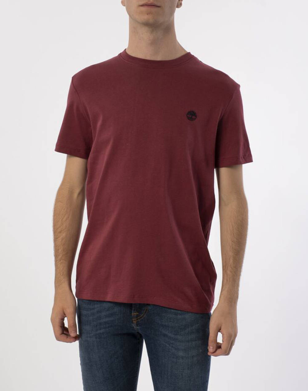 Timberland Sun River Crew T Shirt Men Clothes T Shirts & Sweatshirts T Shirts Bordeux Cotton Tb0A2Bpr 600 Male T-Shirts