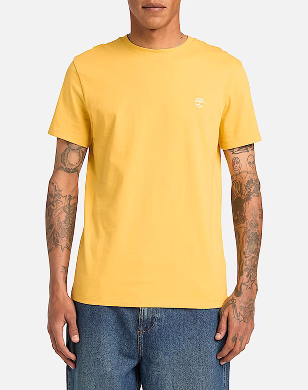 Timberland Sun River Crew T Shirt Ανδρας Ρουχα Μπλουζες T Shirt Mustard Βαμβακι Tb0A2Bpr 714