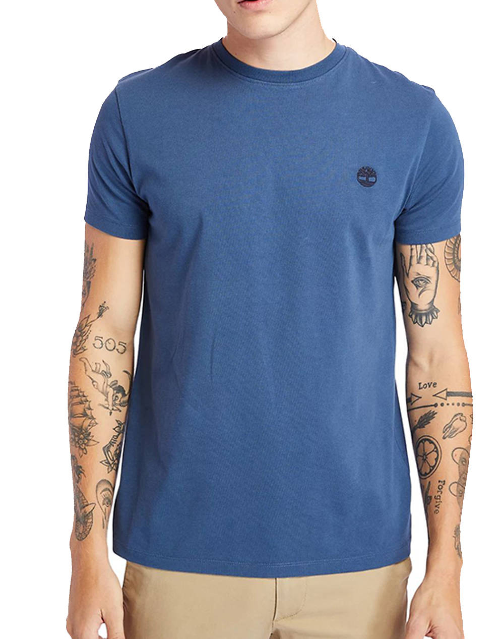 Timberland Sun River Crew T Shirt Ανδρας Ρουχα Μπλουζες T Shirt Steelblue Βαμβακι Tb0a2bpr 288 - Koolfly