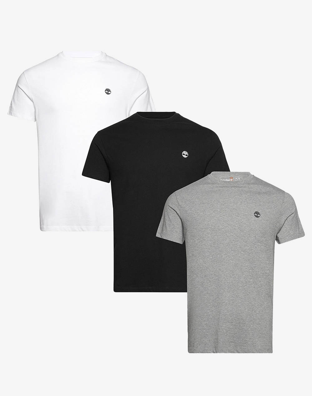 Timberland 3Xpack Tee Ανδρας Εσωρουχα Φανελες Multi Βαμβακι Tb0a6gh1 959 - Koolfly