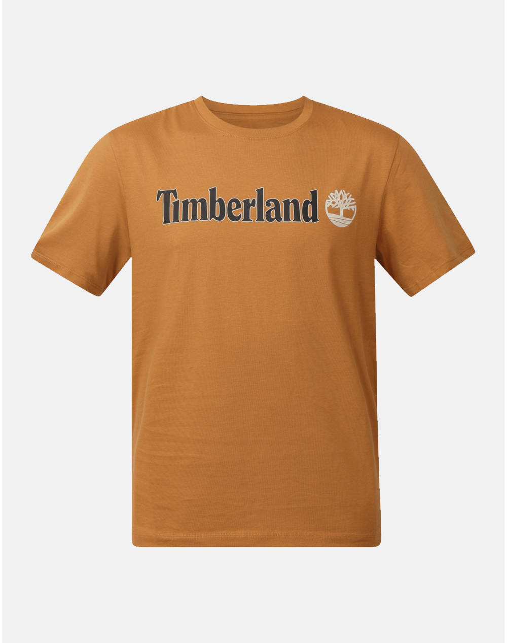Timberland Kenn Linear Logo Short Sleev Men Clothes T Shirts & Sweatshirts T Shirts Darkorange Cotton Tb0A5Upq P47 Male T-Shirts