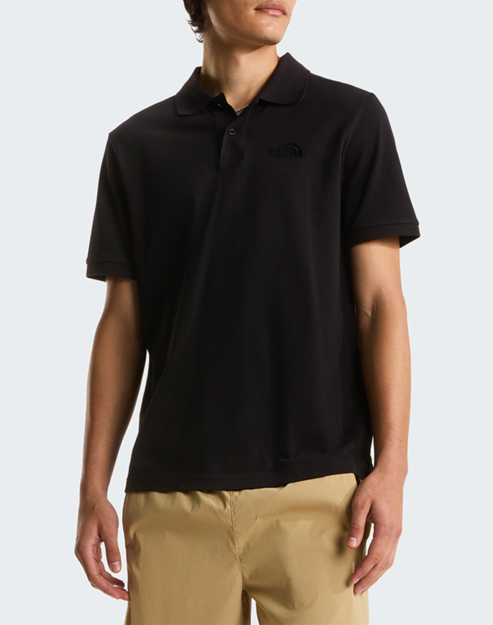 The North Face M Ess Rg Polo Tee Ανδρας Ρουχα Μπλουζες Polo Black Βαμβακι Nf0A8C1P Nfjk3
