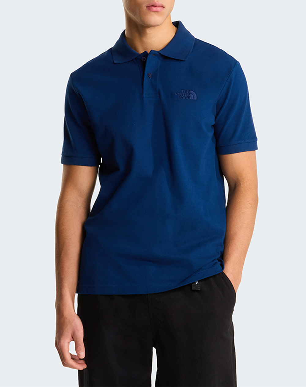 The North Face M Ess Rg Polo Tee Ανδρας Ρουχα Μπλουζες Polo Blue Βαμβακι Nf0A8C1P Nfd1R