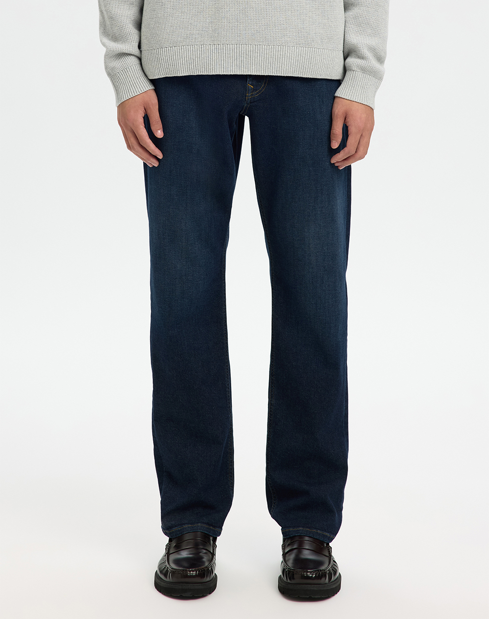 Selected Slm196 Straight Cleo Flex Db 615 Jns Nos Ανδρας Ρουχα Παντελονια Jeans Denimdarkblue Βαμβακιμε Ελαστανσυνθετικο 16101116 Dark Blue Denim