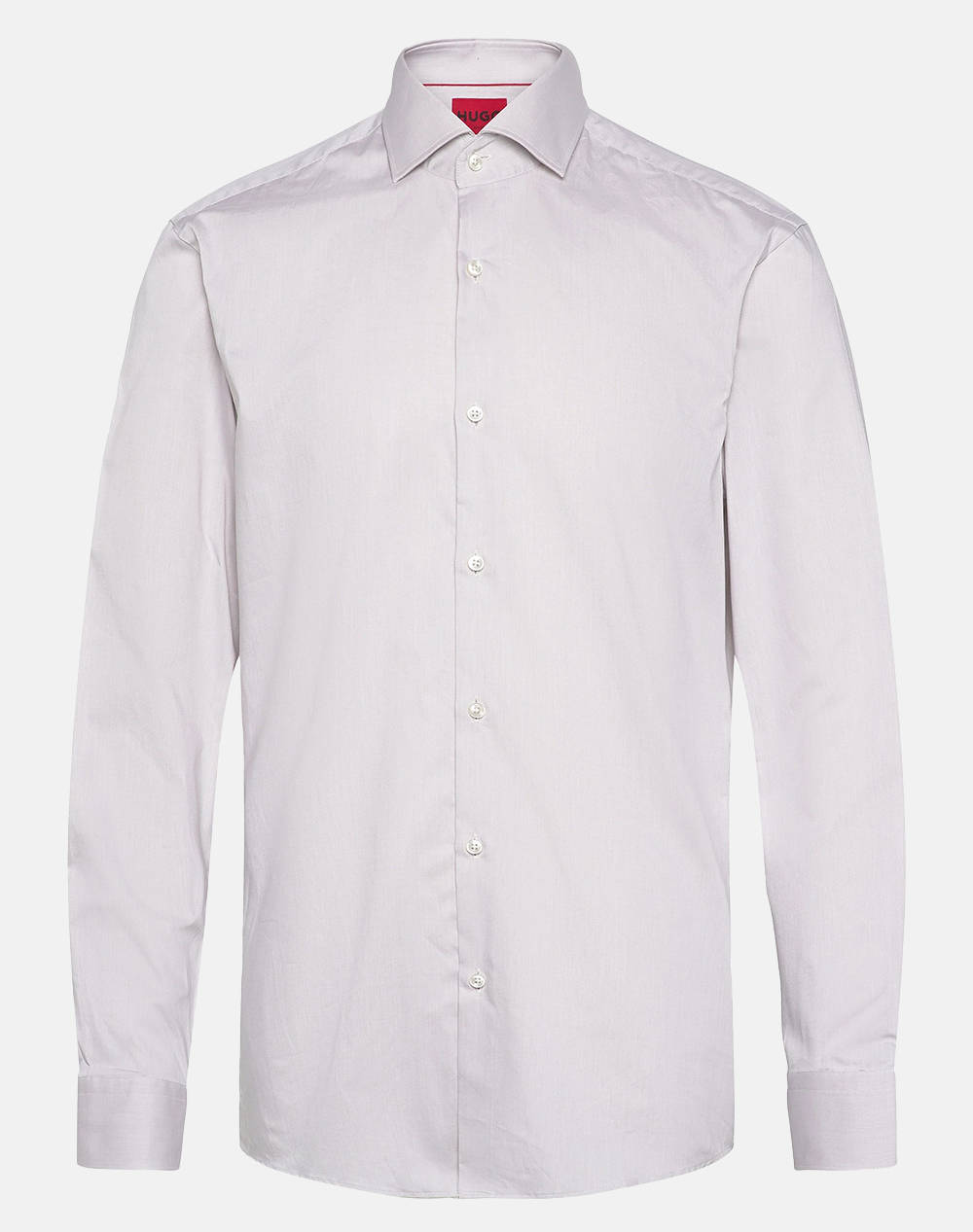 Hugo Boss Shirt Kason Men Clothes Shirts Lightgray Cotton 50482056 055 Male Shirts