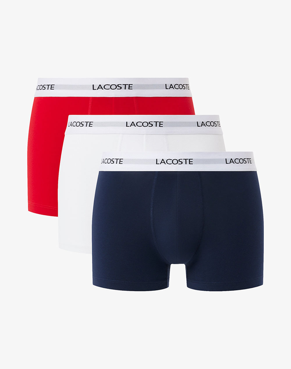 Lacoste Σετ 3 Εσωρουχων Trunk Ανδρας Εσωρουχα Σλιπ Μποξερ Multi Βαμβακι,Με Ελασταν 35H5150 Law - Koolfly