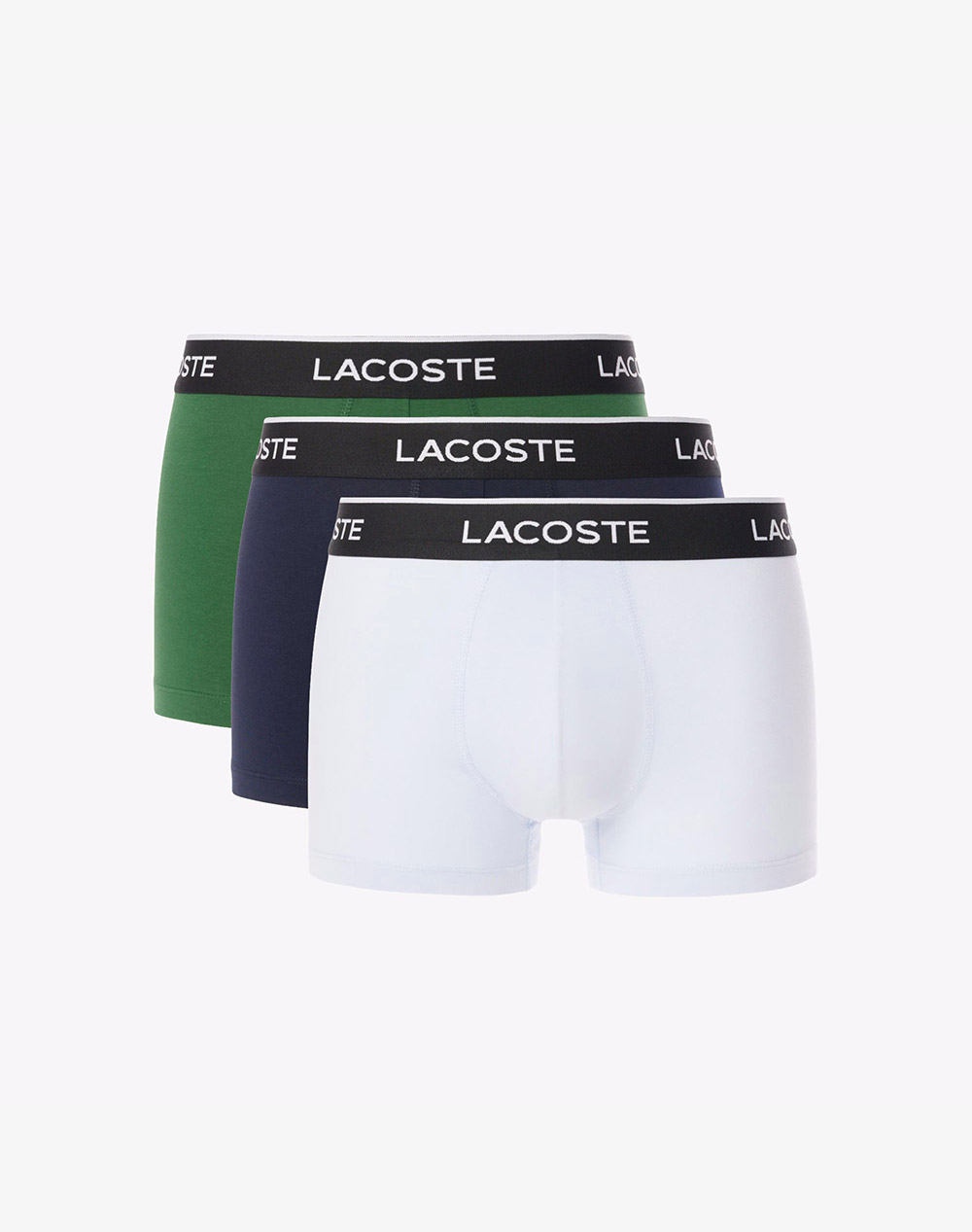 Lacoste Σετ 3 Εσωρουχων Trunk Ανδρας Εσωρουχα Σλιπ Μποξερ Mixed Βαμβακιμε Ελασταν 35H1300 2Ji