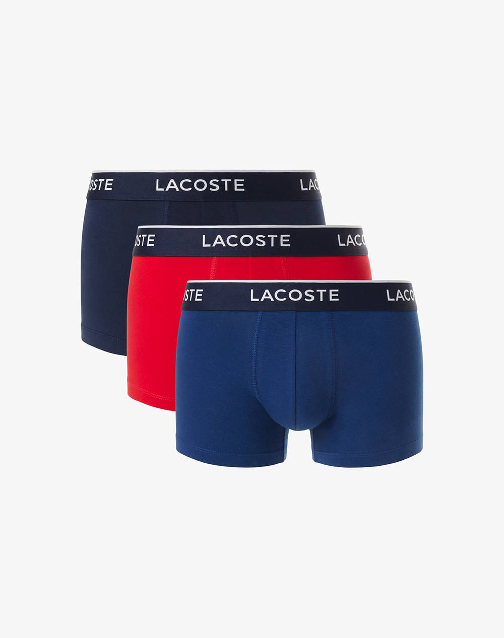 Lacoste Σετ 3 Εσωρουχων Trunk Ανδρας Εσωρουχα Σλιπ Μποξερ Multi Βαμβακι,Με Ελασταν 35H1300 W64 - Koolfly
