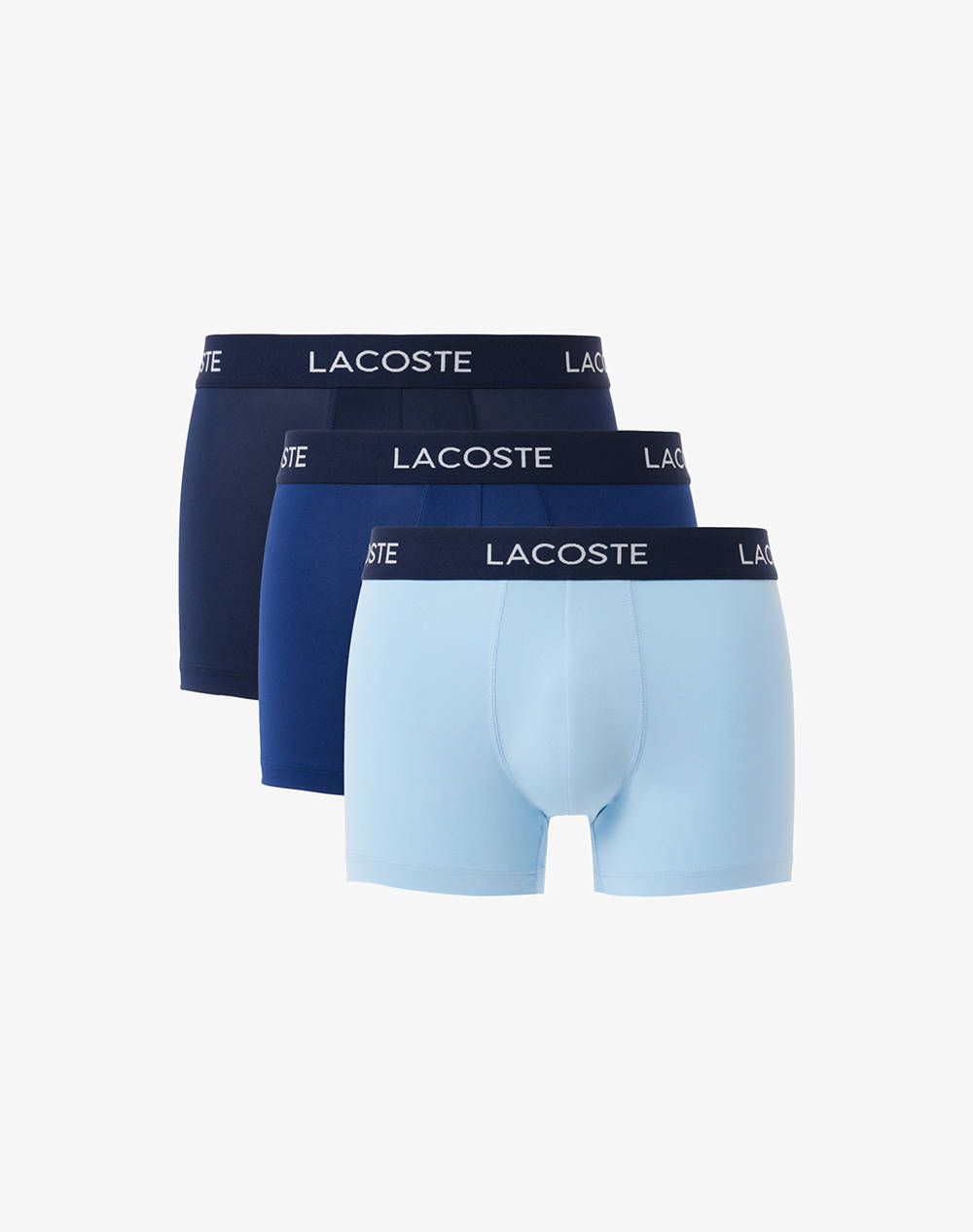 Lacoste Σετ 3 Εσωρουχων Trunk Underwear Trunk Ανδρας Εσωρουχα Σλιπ Μποξερ Blue Με Ελασταν,Συνθετικο 35H2394 Vuc - Koolfly