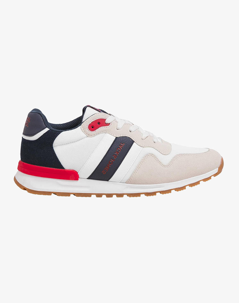 Jack&Jones Jfwstellar Mesh 3.0 Sn Men Footwear Sneakers White Fabric 12217172 Winter White Male Sneakers