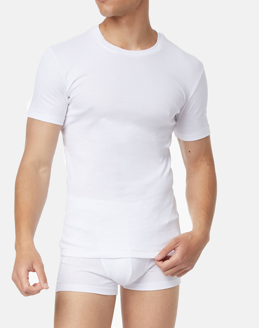Minerva Φαν.Ανδρ.Κμ 2Tem.Comfort 2 Ανδρας Εσωρουχα Φανελες White Βαμβακι 90 11022 005