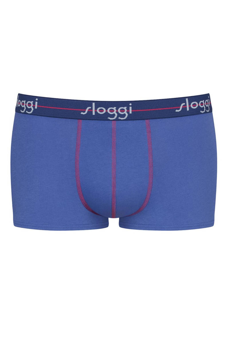 Sloggi Sloggi Men Start Hipster C2P Box Men Underwear Briefs Boxer Briefs Blue Cotton,Elastic 10206968 V002 Male Boxer Briefs Blue