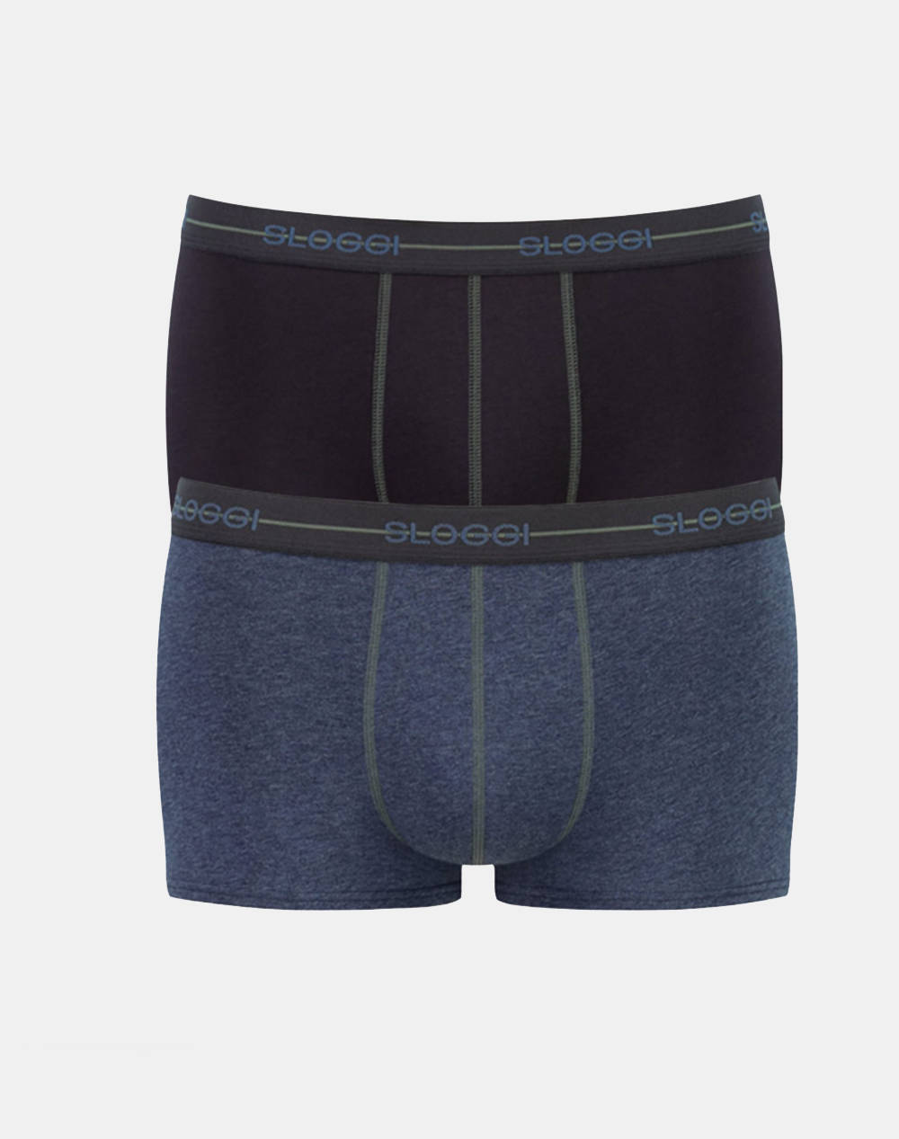 Sloggi Sloggi Men Start Hipster C2P Box Men Underwear Briefs Boxer Briefs Navyblue Cotton,Elastic 10206968 V004 Male Boxer Briefs Blue