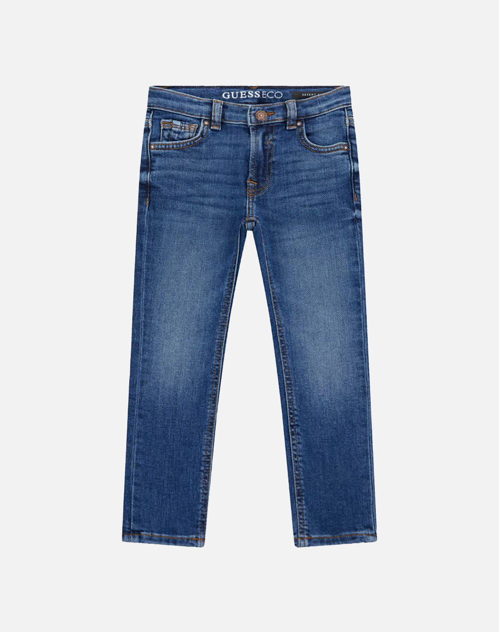 Guess Denim Skinny Pants_C Eco Carry Ss Indaco Pants B Kids Boy Clothes Trousers Denimblue Cotton,Elastic,Synthetic N2Ra08D4Gv0 1Crm Male Trousers