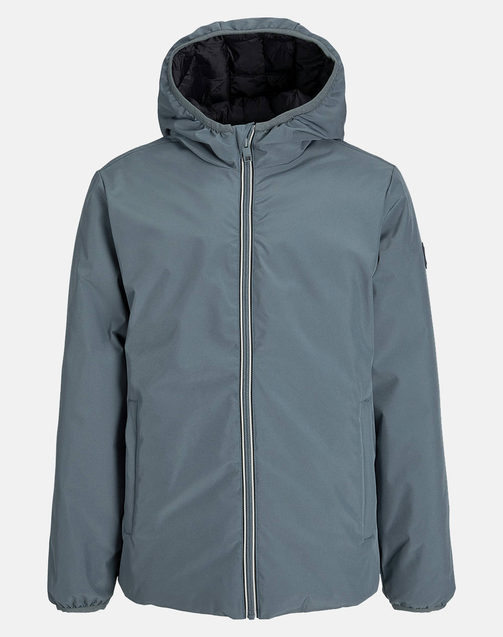 Jack&Jones Jjebrook Reversible Jacket Sn Jnr Παιδι Αγορι Ρουχα Μπουφαν Steelblue Συνθετικο 12279138 Stormy Weatherblack Γιά Αγόρι