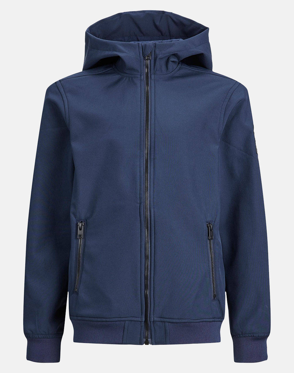 Jack&Jones Jjebasic Softshell Hood Noos Jnr Kids Boy Clothes Cardigans Darkblue Synthetic 12236738 Navy Blazer Male Cardigans Blue