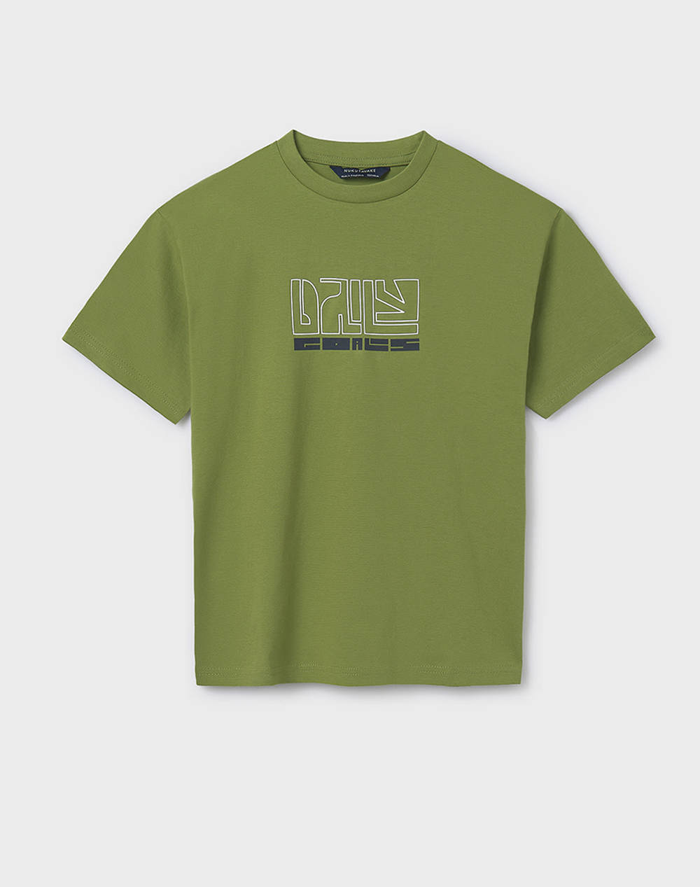 Mayoral Basic Short Sleeve T Shirt Kids Boy Clothes T Shirts Green Cotton 00840 072 Male T-Shirts Green