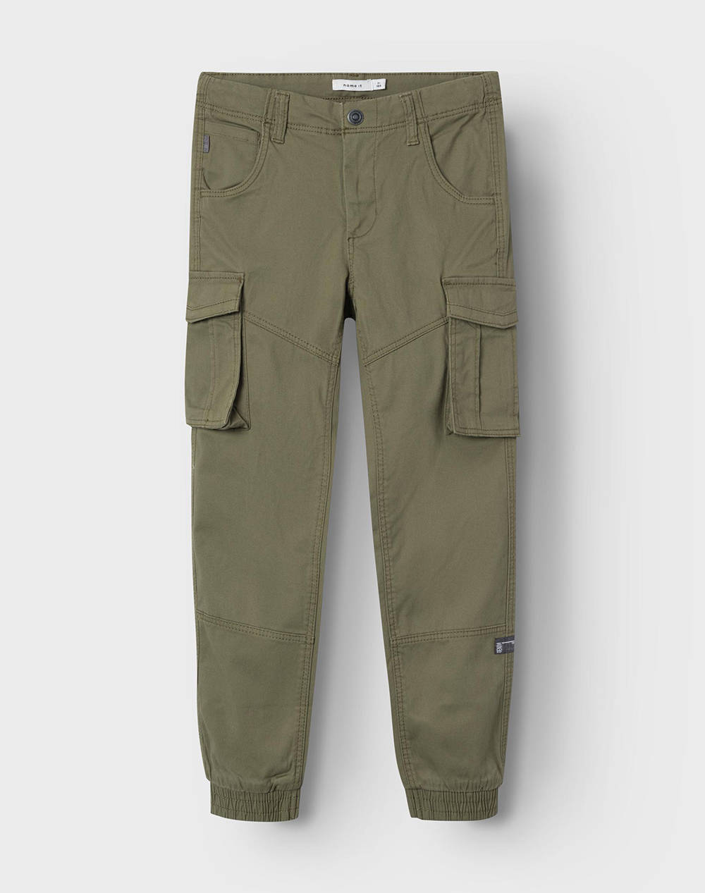 Name It Nkmryan Cargo R Twi Pant 2222 Ba Noos Kids Boy Clothes Trousers Olive Cotton,Elastic 13151735 Deep Lichen Green Male Trousers