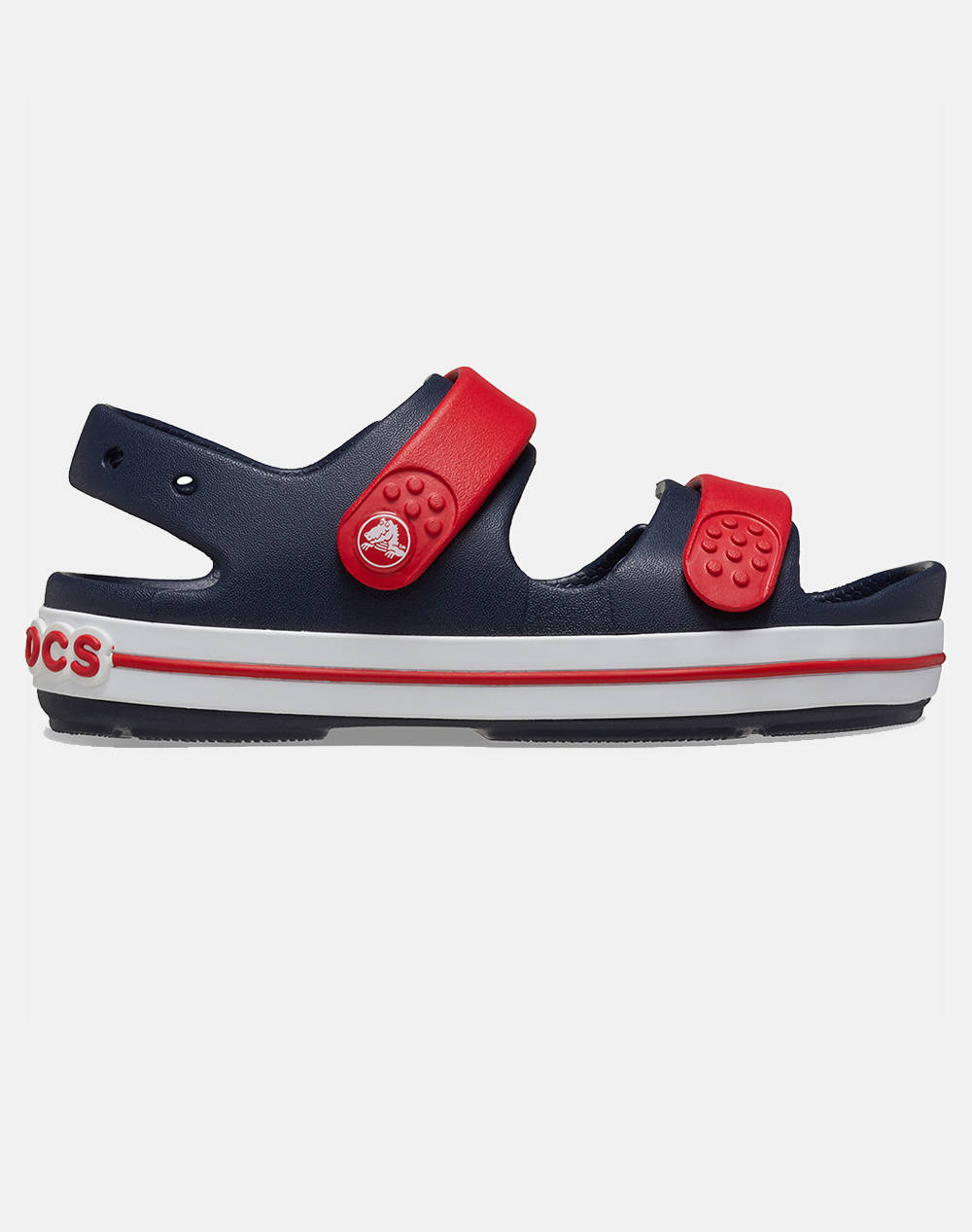 Crocs Crocband Cruiser Sandal T Kids Girl Footwear Flats Navyblue Synthetic 209424 4Ot Unisex Flats Blue