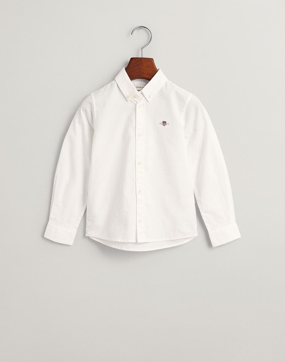 Gant Υποκαμισο Μμ Shield Oxford Bd Shirt. Παιδι Κοριτσι Ρουχα Πουκαμισα White Βαμβακι 3G830423 110 Για Κορίτσι