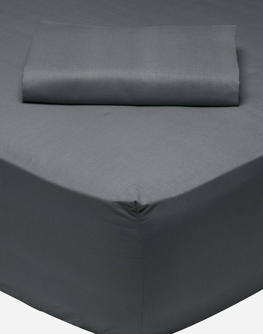 Das 1007 Grey Elasticated King Size Sheet ( Dimensions: 170×200+35 Cm ) Home Bedroom Sheets One Color Cotton 422410021007 Sheets