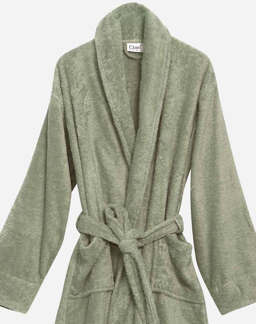 Das 1458 Bathrobe Χ Large Lime Happy Home Bathroom Bathrobes One Color Cotton 460180401458 Bathrobes