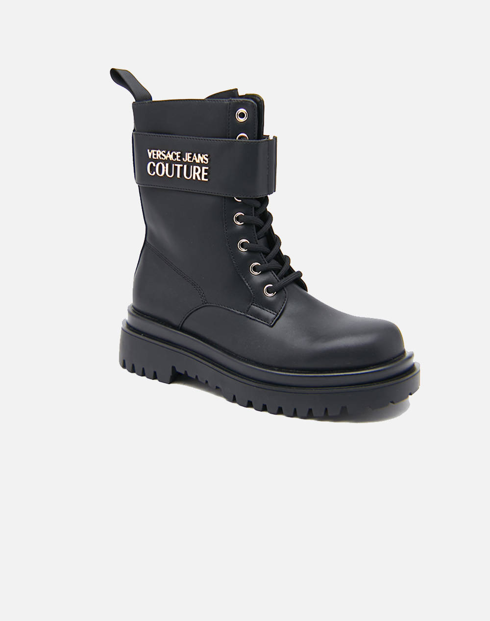 Versace Jeans Fondo Drew Dis. 75 H. Tacco 55Mm Pu Παπουτσι Γυναικειο Γυναικα Παπουτσια Μποτες/Μποτακια Black Απομιμηση Δερματος 73Va3s6471570 899 -