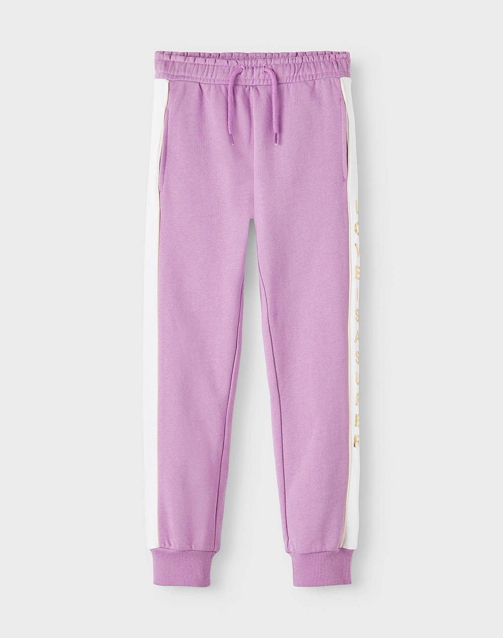Name It Nkfliva Sweat Pant Bru Sweatpants Kids Girl Clothes Sweatsuits Pink Cotton 13206434 Smoky Grape Female Sweatsuits
