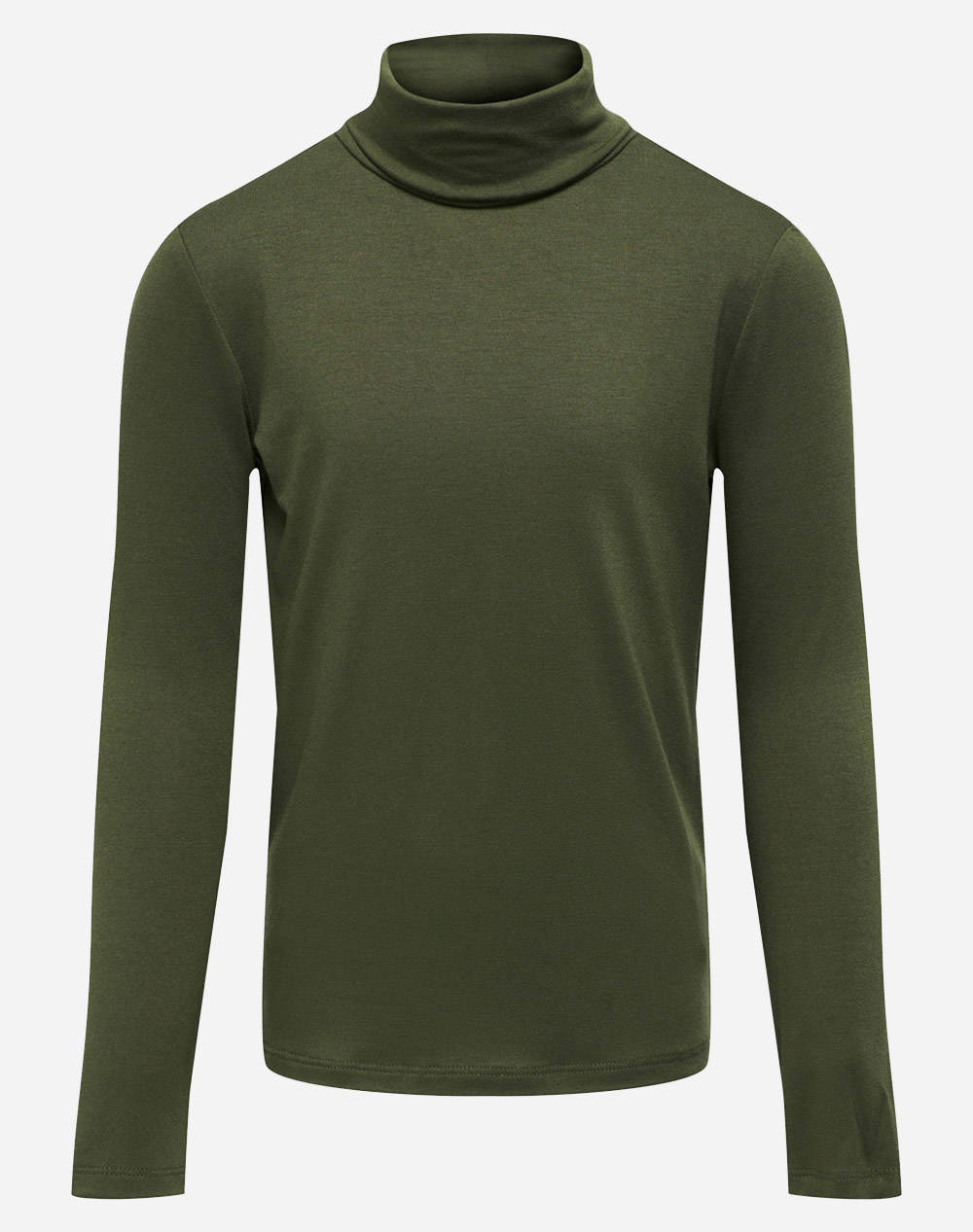 Only Koglela Life L/S Rollneck Top Bf Jrs Kids Girl Clothes Shirts Darkgreen Viscose,Elastic 15245869 Olive Night Female Shirts Green