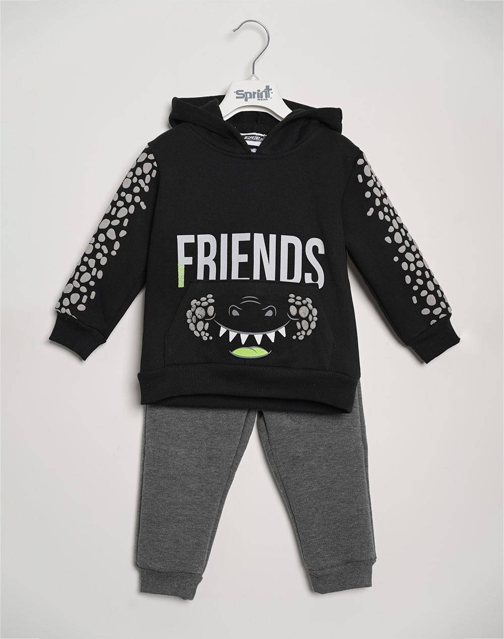 Sprint Set Baby Boy Παιδι Αγορι Ρουχα Σετ Black Βαμβακι 221 1061 S200 Γιά Αγόρι