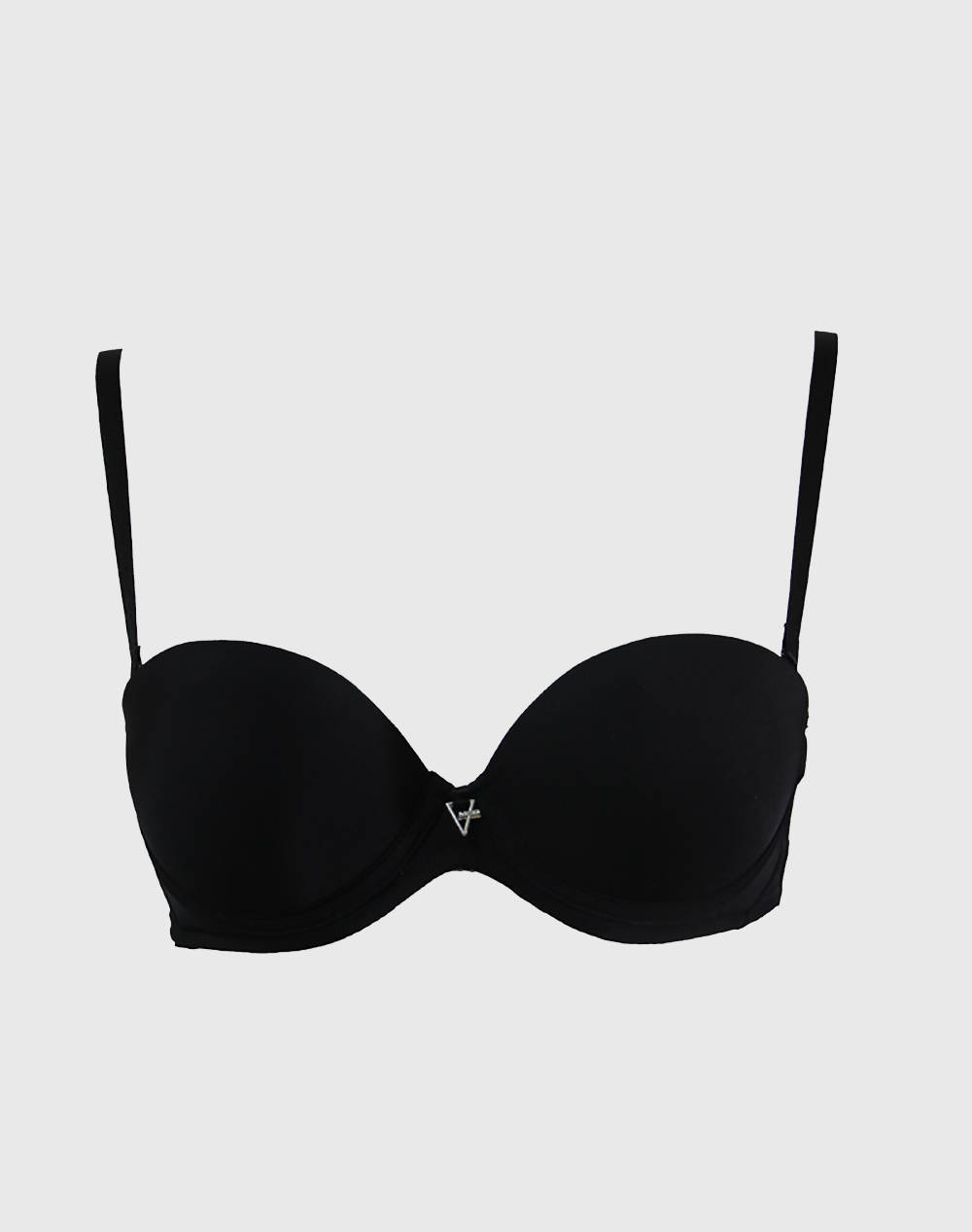 Med Diamond Strapless D Cup Women Underwear Bras Black Elastic,Synthetic G20117324904 Black. Female Bras Black
