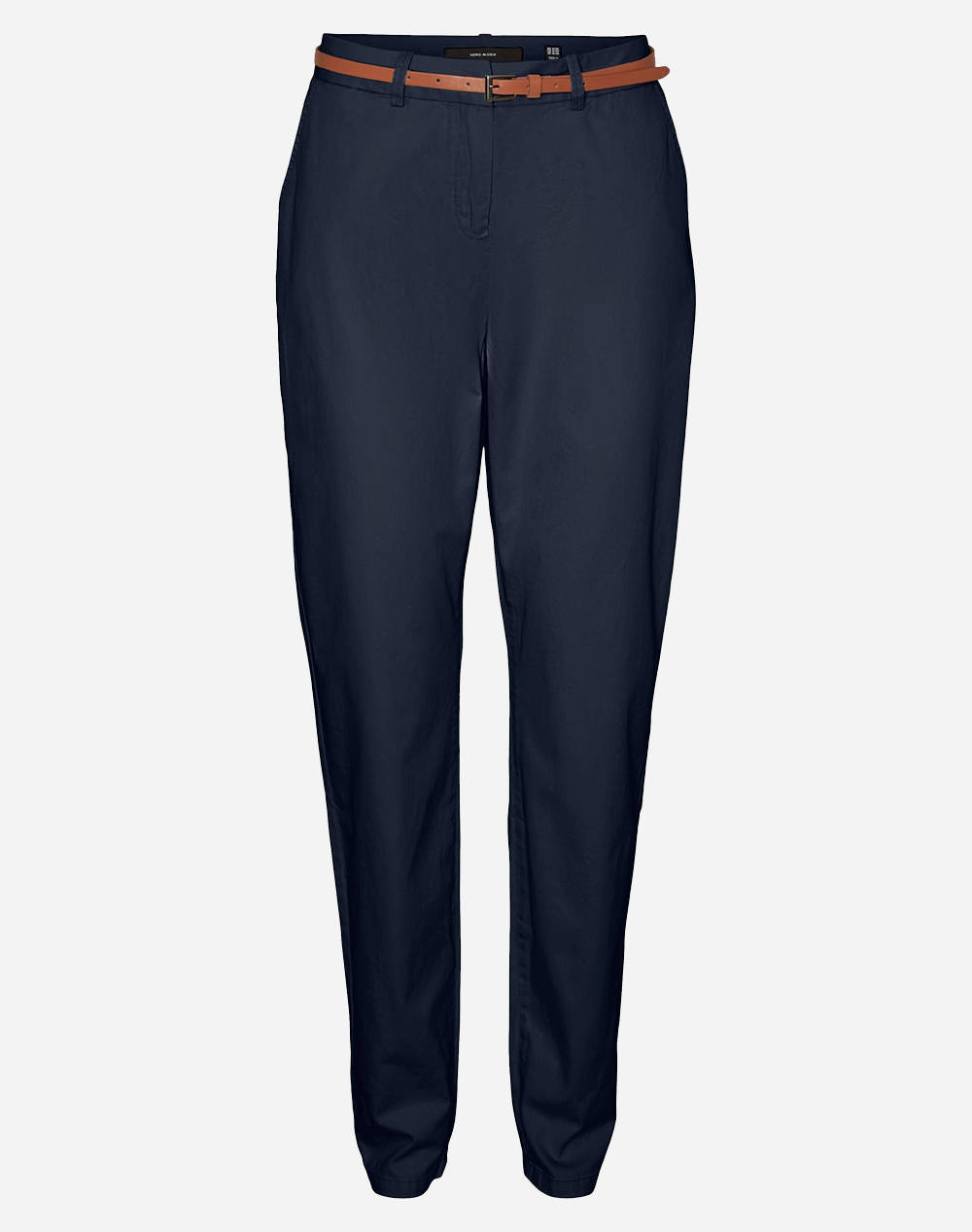 Vero Moda Vmflashino Mr Regular Chino Pants Women Clothes Trousers Chinos Navyblue Cotton 10283542 Navy Blazer Female Chinos Blue