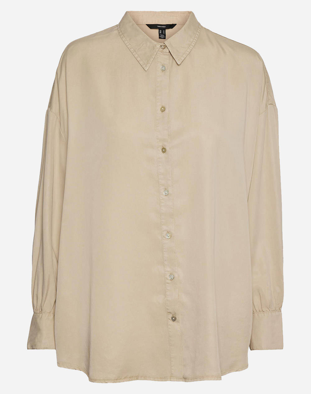 Vero Moda Vmsaioli Ls Shirt Women Clothes Shirts Cream Synthetic 10287403 Irish Cream Female Shirts