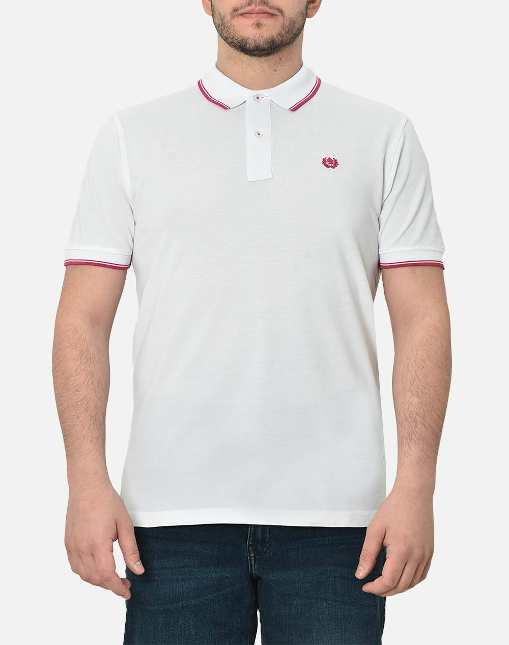 Ascot Polo Ανδρας Ρουχα Μπλουζες Polo White Βαμβακι 15588360 01
