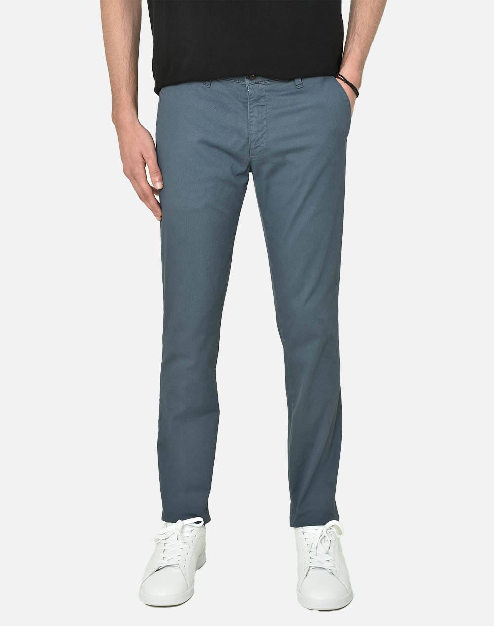 Four Ten Chino Ανδρας Ρουχα Παντελονια Chinos Lightblue Βαμβακιμε Ελασταν T910123080 00071