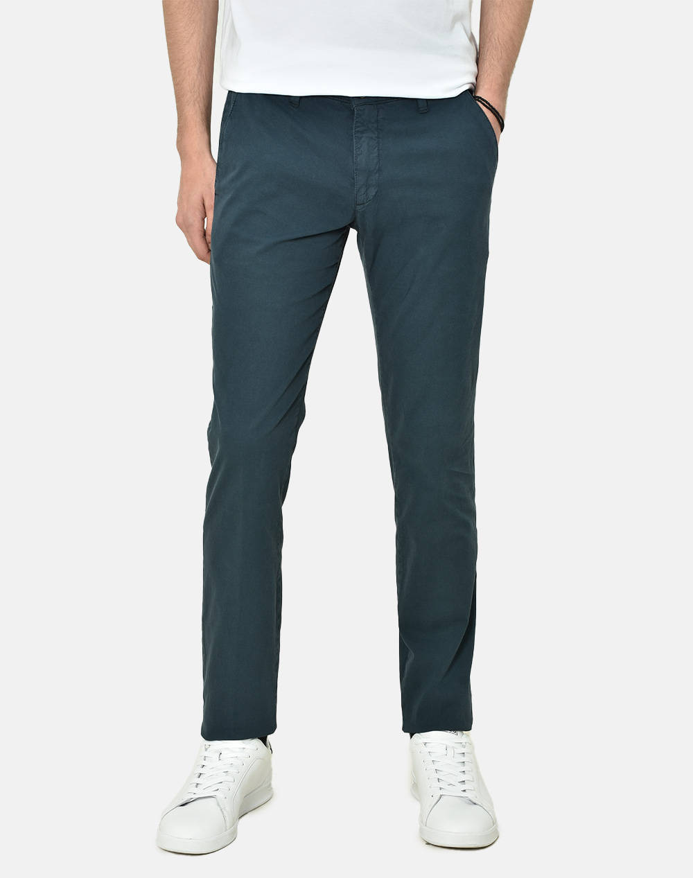 Four Ten Chino Ανδρας Ρουχα Παντελονια Chinos Navyblue Βαμβακιμε Ελασταν T910123190 00091