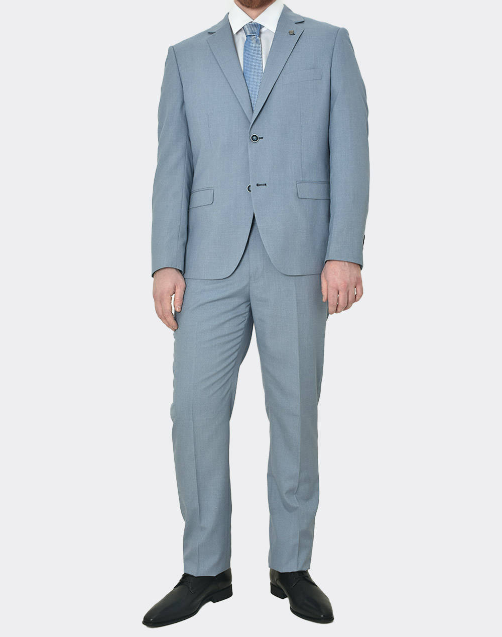 Leonardo Κοστουμι Ανδρας Ρουχα Κοστουμια Lightblue Μαλλιμε Ελαστανσυνθετικο S23Lu1530094 27