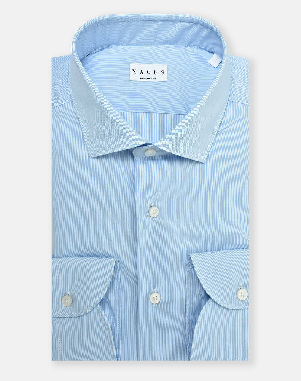 Xacus Shirt Ανδρας Ρουχα Πουκαμισα Ciel Βαμβακιμε Ελαστανσυνθετικο 358Ml41223 003