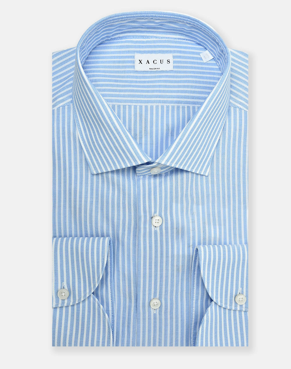 Xacus Shirt Ανδρας Ρουχα Πουκαμισα Lightblue Βαμβακι 558Ml41423 001