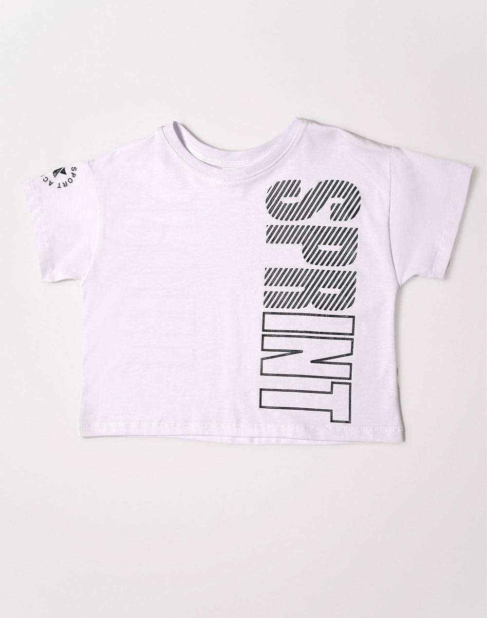 Sprint Blouse Junior Girl Παιδι Κοριτσι Ρουχα Μπλουζες White Βαμβακι 231 4066 S100 - Koolfly