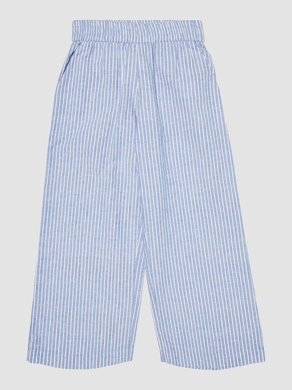 Vero Moda Vmleonora Wide Pants Wvn Girl Kids Girl Clothes Trousers Blue Cotton 10280877 Sodalite Blue Female Trousers Blue
