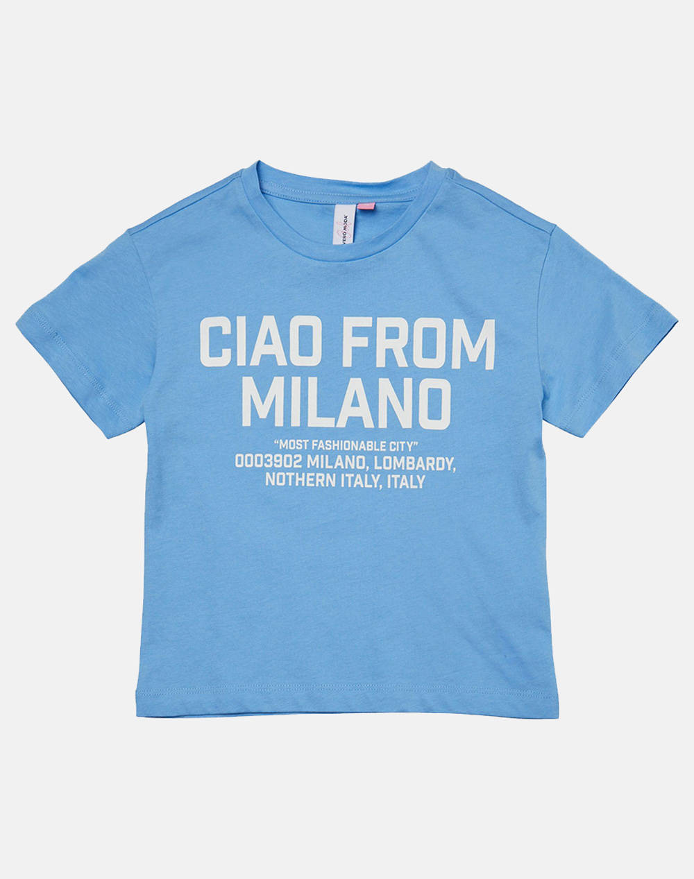 Vero Moda Vmmirandafrancis Ss Top Box Jrs Girl Kids Girl Clothes Shirts Cyan Cotton 10282260 Little Boy Blue Female Shirts