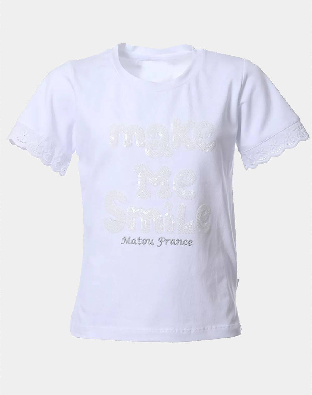 Matou Shirt Kids Girl Kids Girl Clothes Shirts White Cotton 1S23 Mfa2420 2 6 White Female Shirts