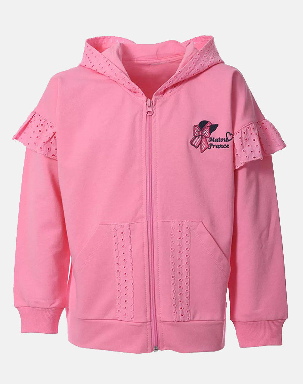 Matou Cardigan Kids Girl Kids Girl Clothes Cardigans Pink Cotton,Elastic 1S23 Mfa2360B Ρινκ Female Cardigans