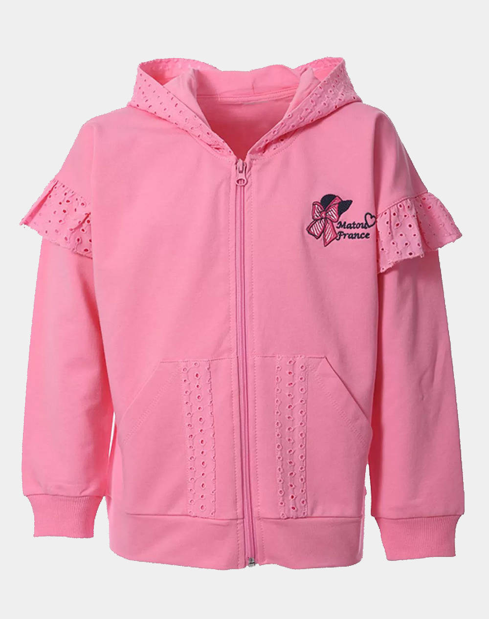 Matou Cardigan Kids Girl Kids Girl Clothes Cardigans Pink Cotton,Elastic 1S23 Mfa2360A Ρινκ Female Cardigans
